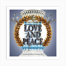 Love And Peace Art Print