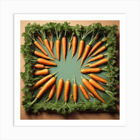 Carrots In A Circle 18 Art Print