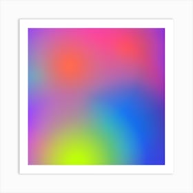 Abstract Colorful Background 1 Art Print