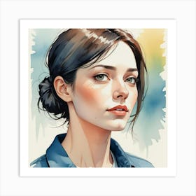 Portrait Of A Girl 9 Art Print