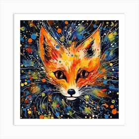 Fox Painting 5 Art Print