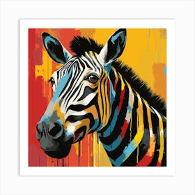 Zebra 2 Art Print