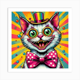 Pop Cat 20 Art Print