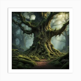 Tree In The Forest 1 Art Print