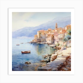 AI Monet's Mirage Art Print