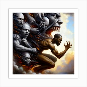 inner demons Art Print