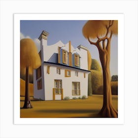 House In The Woods Art Print