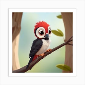 Cute Little Bird Art Print