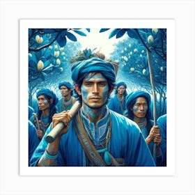 Sujisaketi Men Art Print