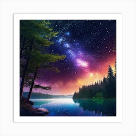 Galaxy Wallpaper 39 Art Print