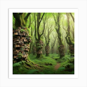 Forest Of Books Art Print