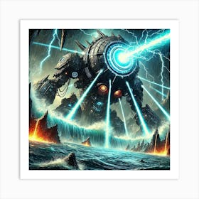 Tidal Juggernaut Seismic Cannon Art Print