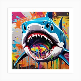 Shark Painting Art Print