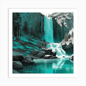 Waterfall 11 Art Print