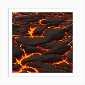 Lava Flow 9 Art Print