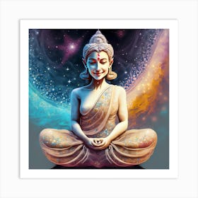 Buddha meditation #7 Art Print