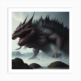 Godzilla 1 Art Print