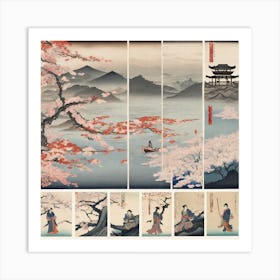 Sakura Blossoms Art Print