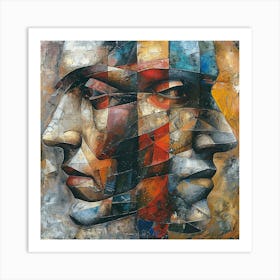 Two Faces 7 Art Print