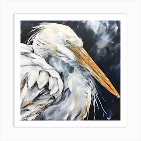 Heron Art Print