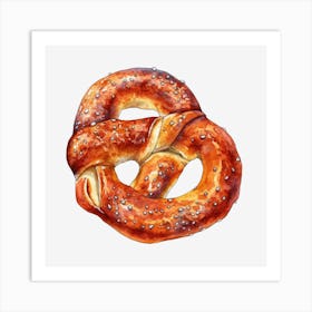 Pretzel Art Print