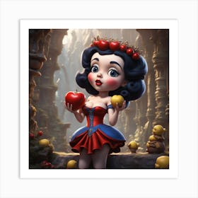 Apple Lady Art Print