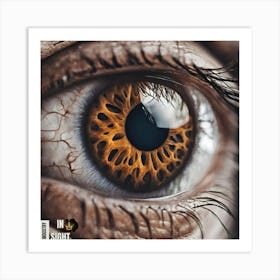 Eye Of A Man Art Print