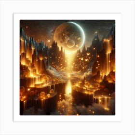 Fantasy Landscape Art Print