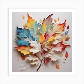 Maple Leaves 1 Art Print