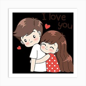 I Love You Art Print