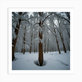 Winter Forest 3 Art Print