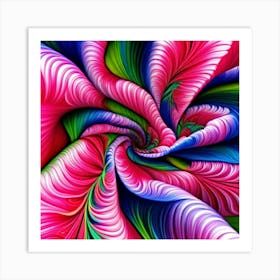 Abstract Hue 4 Art Print