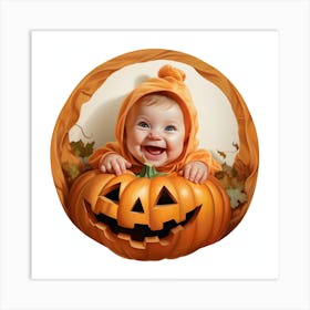 Pumpkin Baby 1 Art Print