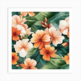 Hibiscus Wallpaper Art Print