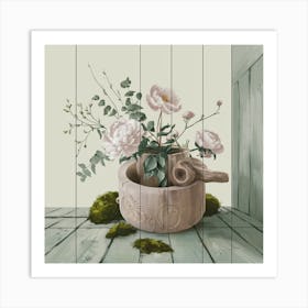 Flowers In A Pot 5 Art Print