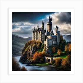 Hogwarts Castle 16 Art Print