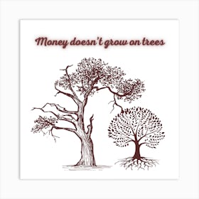 trees Art print Art Print