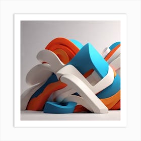 Minialist Aesthetic Simple 4K shapes high quality Art Print