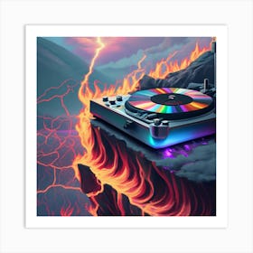 Dj Turntable 1 Art Print