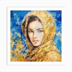 Portrait Of A Woman 3 Art Print