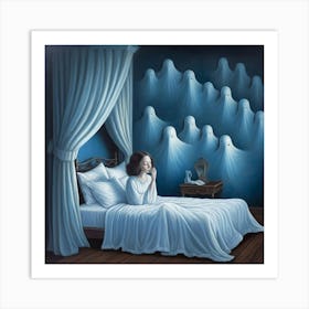 Ghosts In The Bed Art Print