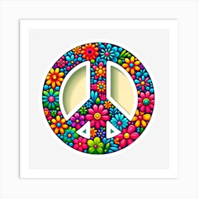 Peace Sign Art Print