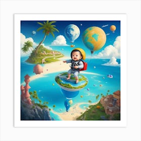 Baby In The Sky Art Print