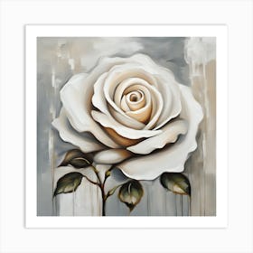 White Rose Art Print