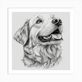 Golden Retriever 1 Art Print