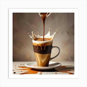 Coffee Pouring 55 Art Print