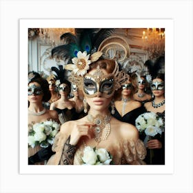 Mardi Gras Masquerade Art Print