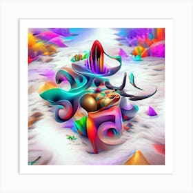 Psychedelic Art Art Print