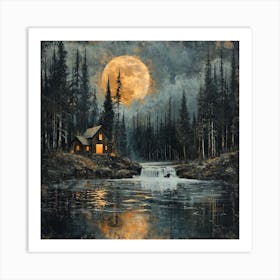 Cabin In The Woods 2 Art Print