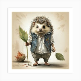 Hedgehog 37 Art Print